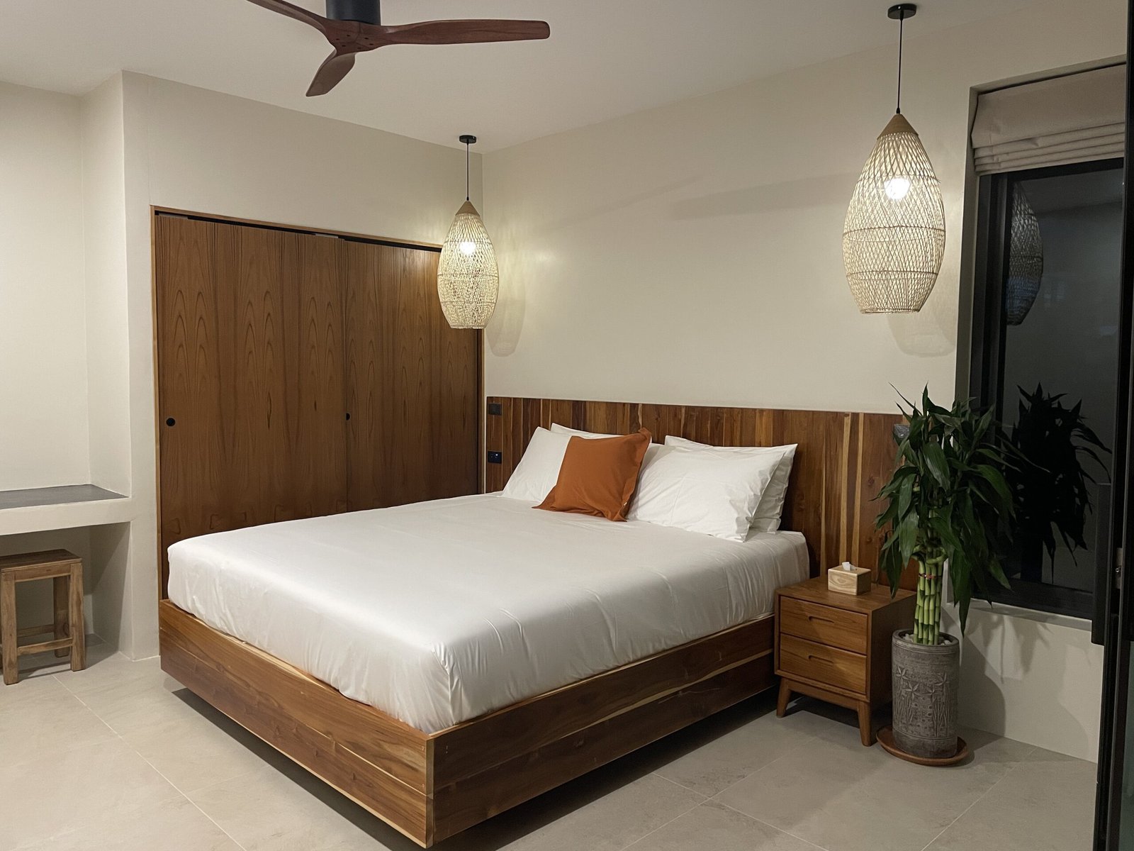 Second bedroom ensuite Villa Altura private rental Koh Phangan