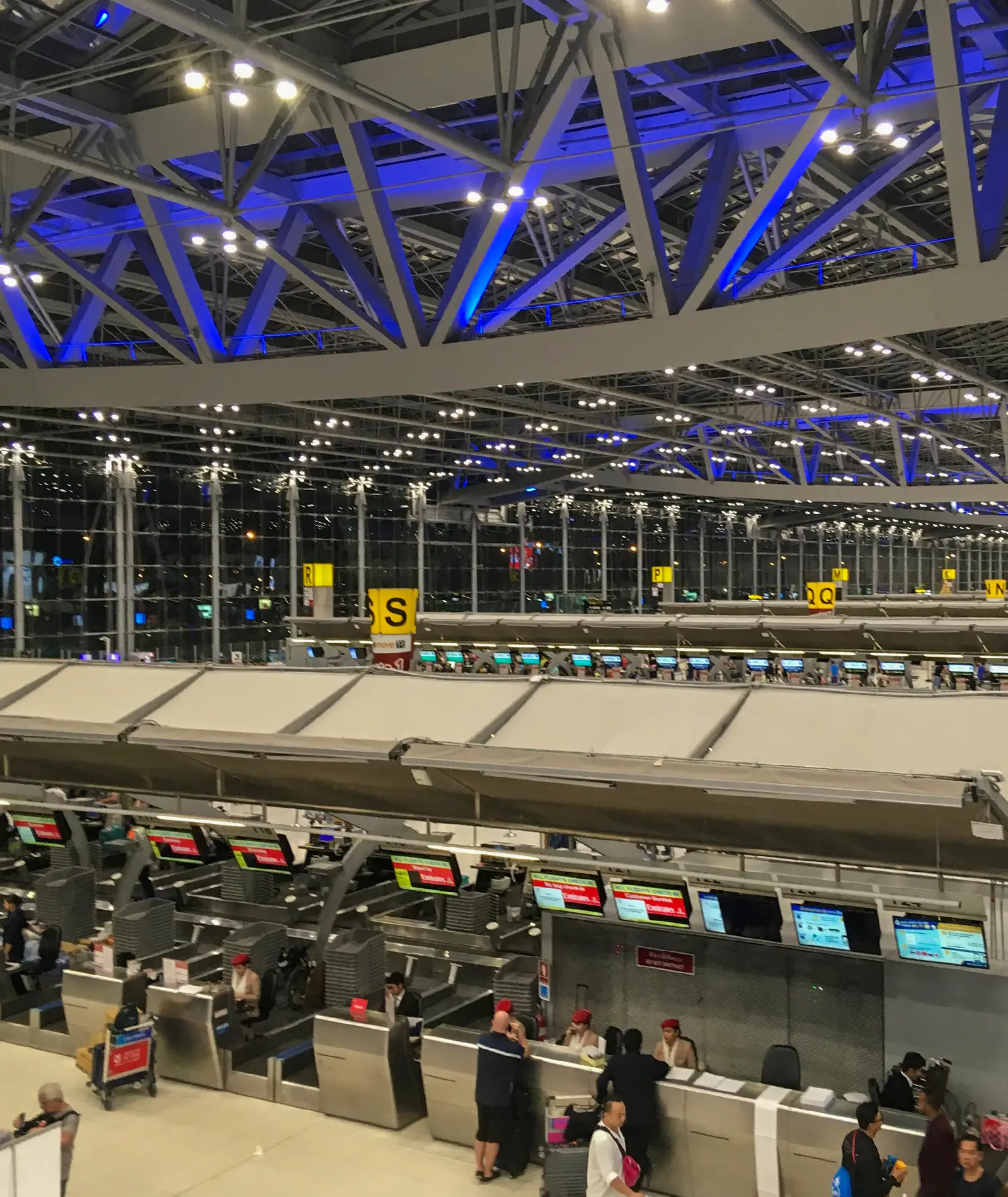 Check-in hall, Suvarnabhumi Airport, Bangkok
