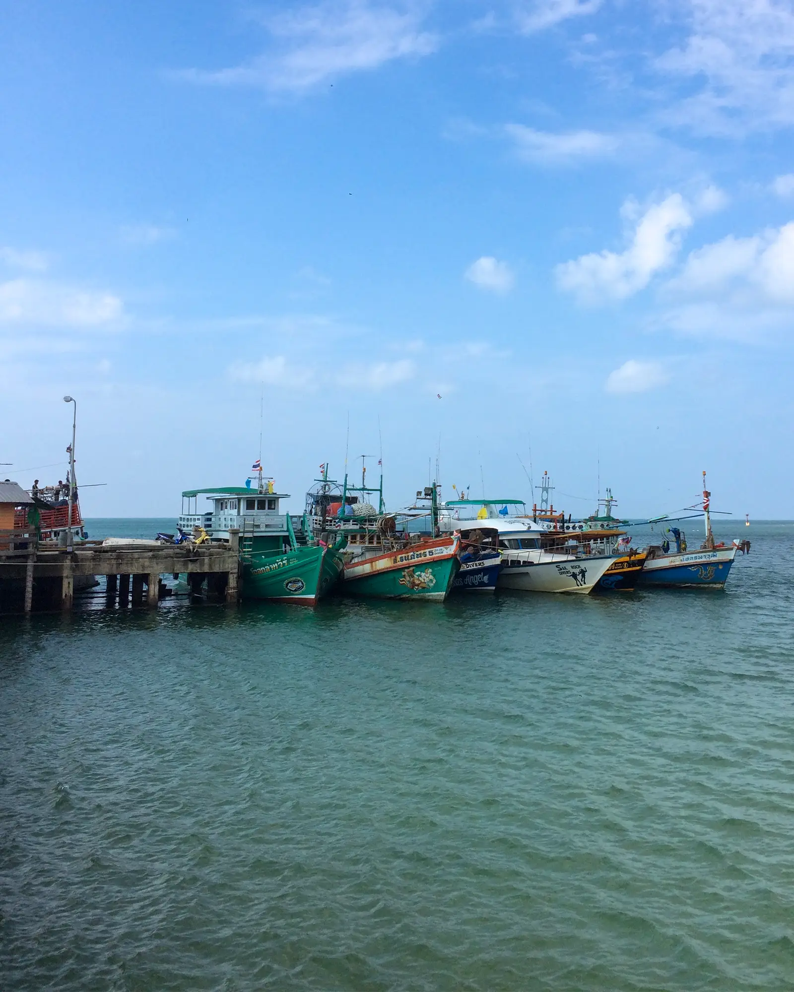 Chaloklum fishing village, north coast of Koh Phangan