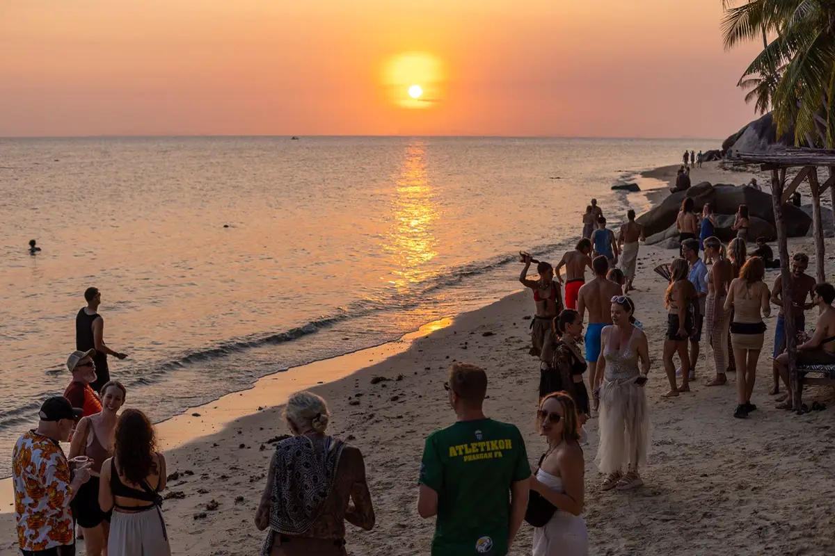 Sunset sea view cool season Villa Altura Koh Phangan December March